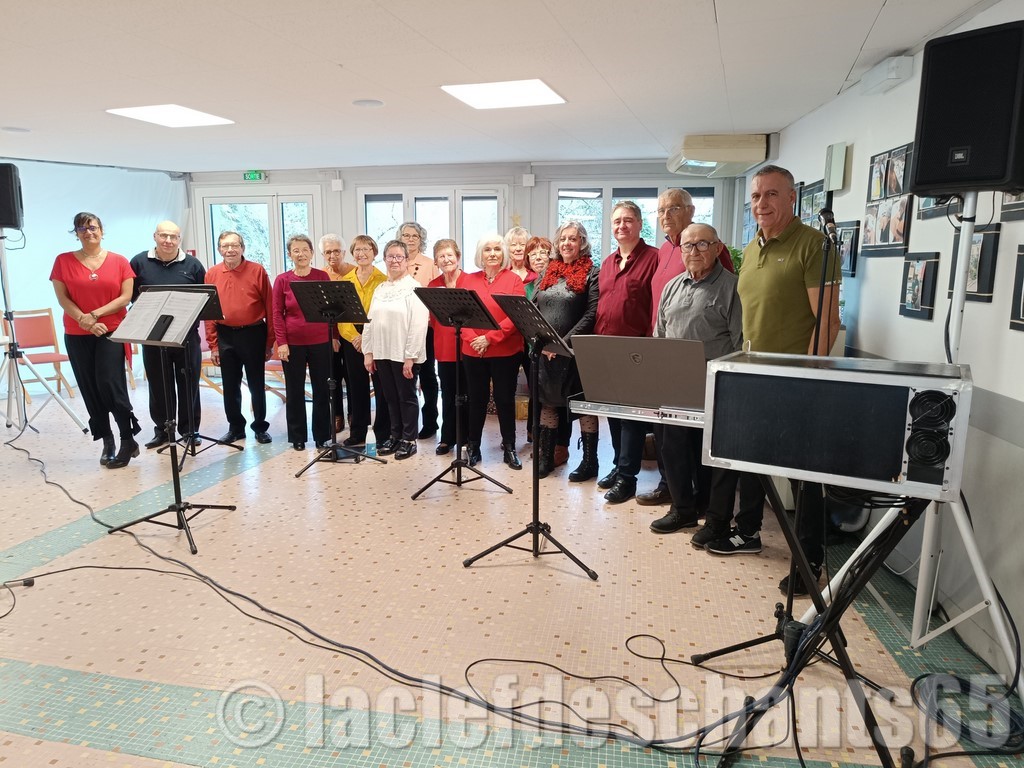 Concert de Noêl Résidence Autonomie de la Cité des Roses à Tarbes Jeudi 21 décembre 2023 - 
